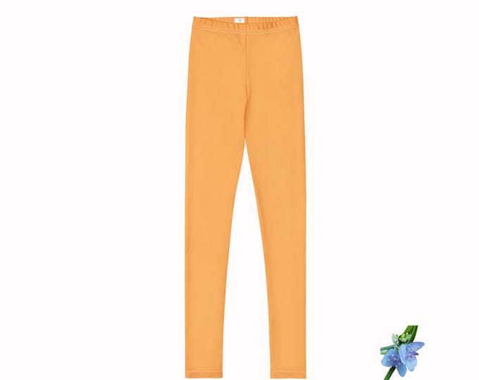 Youth Leggings in Golden Yellow | Sizes 8-20 | Sustainable Fashion for Kids