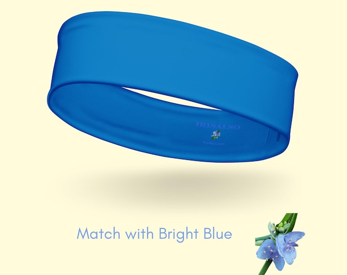 Eco-Friendly Bright Blue Headband for Girls | Sustainable Fashion