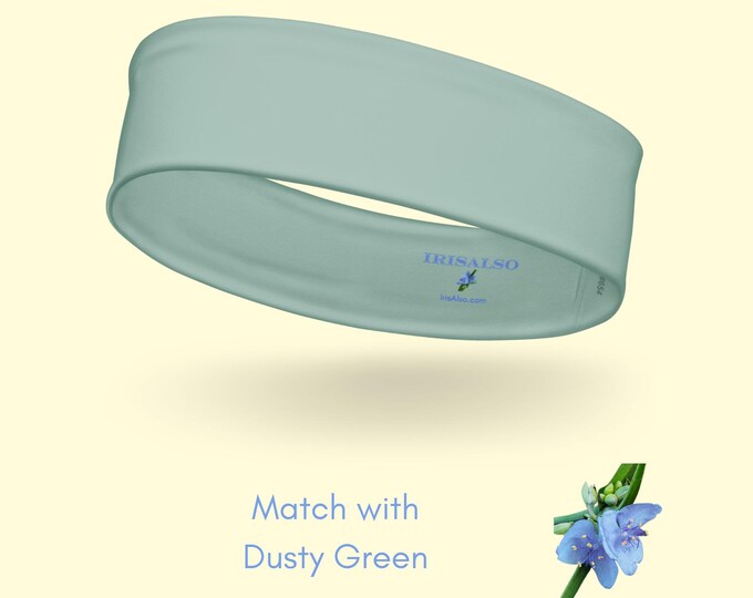 Dusty Green Girls Headband = Eco-friendly Apparel