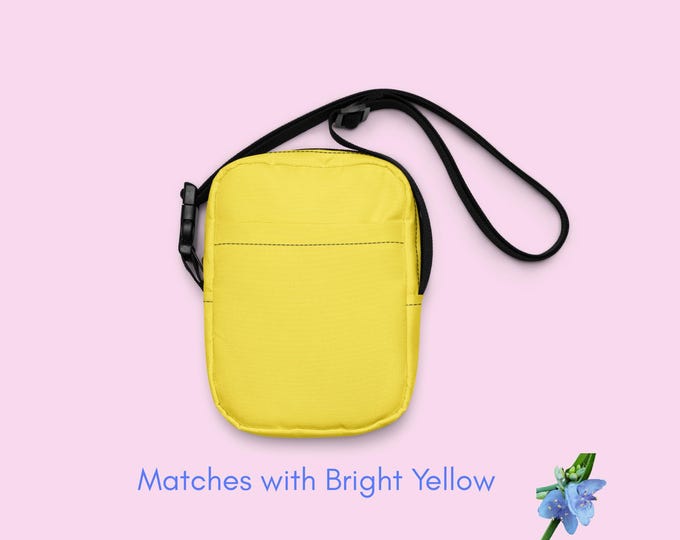 Girls' Bright Yellow Crossbody Bag - Perfect for Everyday Use