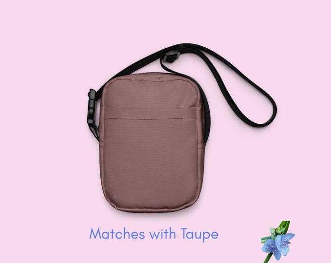 Girls Taupe Crossbody Bag - Everyday Basic Accessory