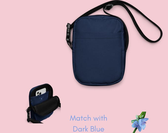 Basic Fashion Accessory: Girls Dark Blue Crossbody Bag
