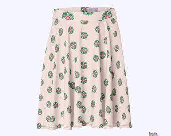 Trendy Skater Skirt for Juniors & Misses - Midthigh Length Style