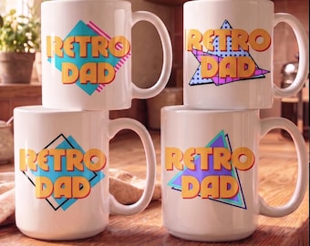 Retro Dad Coffee Mug, Vintage Style Father’s Day Gift