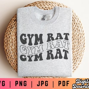 Gym Rat - Camiseta de entrenamiento para sentadillas