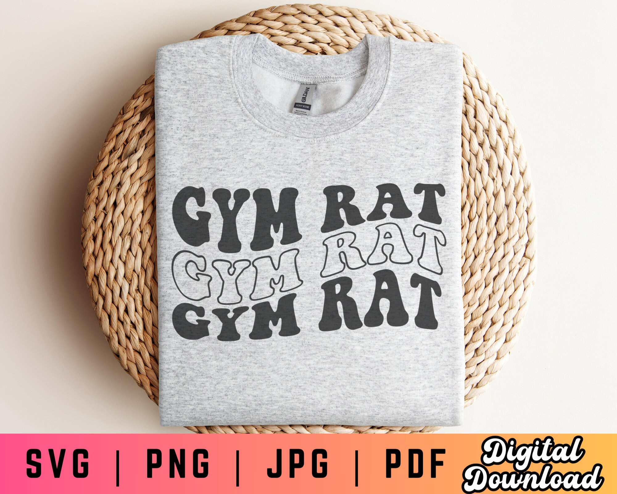 GYM RAT, WORKOUT :) | Art Board Print