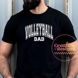 Papà pallavolo SVG PNG, Pallavolo Svg Png, Maglietta papà pallavolo Svg Png, Sublimazione pallavolo, Varsity Svg Png, Papà sportivo Svg Png immagine 3