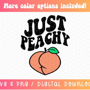 Just Peachy SVG PNG, Bumbum de Pêssego SVG PNG, Pêssego SVG PNG, Camiseta de Academia SVG PNG, Fitness SVG PNG, Dia de Glúteos SVG, Camiseta de Treino SVG, Academia Retrô SVG