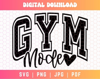 Fitness-Studio-Modus SVG PNG PDF, Varsity SVG Png, Gym Ratte SVG, Fitness-Studio, Logo, Logo, Logo, Logo, Logo, Logo