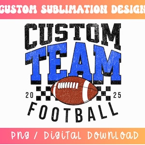 カスタムフットボールPNG、バーシティPNG、フットボール昇華、パーソナライズフットボールPNG、カスタムシャツPNG、カスタムスポーツPNG、フットボールチームPNG 画像 1