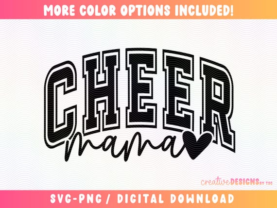 Cheer Mama SVG PNG, Cheer Mom Svg Png, Cheer Mom Era Svg Png, Varsity Cheer Svg Png, Cheer Mama Designs, Cheer Mama Sublimation