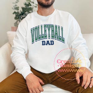 Papà pallavolo SVG PNG, Pallavolo Svg Png, Maglietta papà pallavolo Svg Png, Sublimazione pallavolo, Varsity Svg Png, Papà sportivo Svg Png immagine 6