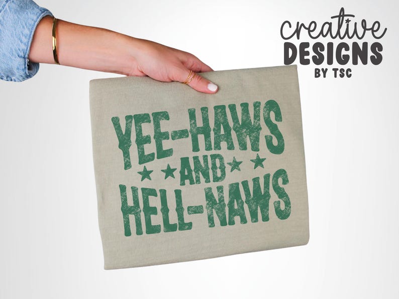 Yeehaws and Hellnaws PNG | Country Designs | Distressed | Cowgirl | Cowboy | Sublimation | Western Font | Digital Download image 7
