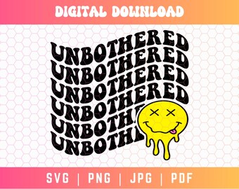 SVG PNG sin molestias, Nah, soy bueno Svg Png, Divertido Svg Png, Humor adulto Svg Png, Retro Svg Png, Texto ondulado Svg Png, Diseños de camisas de tendencia