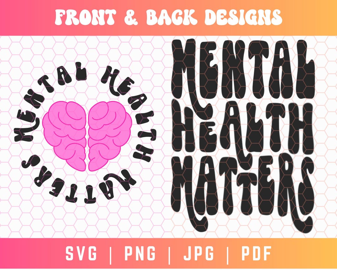 Mental Health Matters SVG PNG, Mental Health Awareness Svg Png, Mental ...