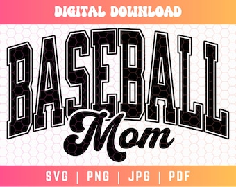 Baseball maman SVG PNG, Baseball Mama Svg Png, Png Svg universitaire, Baseball maman époque Svg, Svg vie de maman, maman chemise Svg Png, Baseball sublimation