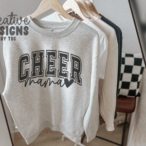 Cheer Mama SVG PNG, Cheer Mom Svg Png, Cheer Mom Era Svg Png, Varsity Cheer Svg Png, Cheer Mama Designs, Cheer Mama Sublimation immagine 2