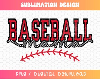 Baseball Mama PNG, Baseball Png, Baseball Sublimation, Baseball Mom Png, Checkered Baseball Png, Ball Game Png, Distressed Baseball Png
