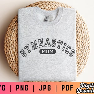 Gymnastics Mom SVG PNG PDF, Varsity Svg, Gymnastics Mama Svg Png, In My Gymnastics Mom Era Svg, Sports Mom Shirt Svg Png, Instant Download