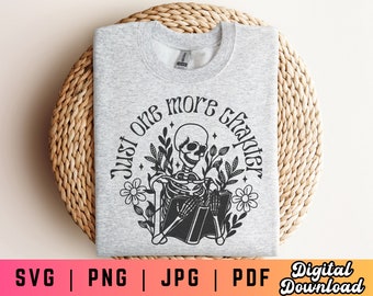 One more Chapter SVG PNG, Reading Skeleton Svg Png, Funny Book Svg Png, Book Lover Svg Svg Png, Floral Book Svg, Reader Svg, Book Quotes Svg