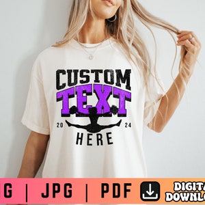 Custom Cheer PNG, Varsity Png, Cheer Sublimation, Cheer Png, Personalized Cheer Png, Custom Cheerleader Png, Sports Png, Cheer Team Png