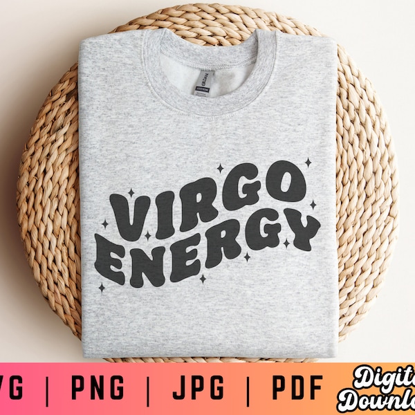 Virgo Energy Svg Png, Virgo Svg Png Pdf Jpg, Zodiac Svg Png, Zodiac Sign Svg Png, Virgo Season Svg Png, Virgo Cut File, Virgo Shirt Svg Png