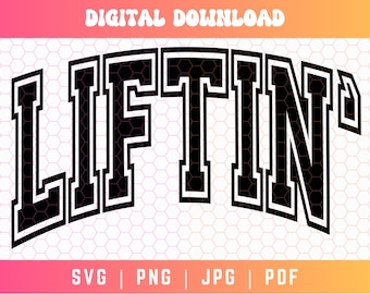 Lifting SVG PNG PDF, Varsity svg png, Gym Ratte svg png, Fitnessstudio Shirt svg png, Gewichtheben SVG