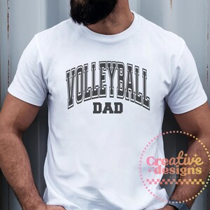 Papà pallavolo SVG PNG, Pallavolo Svg Png, Maglietta papà pallavolo Svg Png, Sublimazione pallavolo, Varsity Svg Png, Papà sportivo Svg Png immagine 2