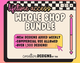 Whole Shop SVG PNG Bundle, Entire Shop Bundle, Mega Bundle, Commercial Use, Retro Svg Png Designs, Graphic Shirt Designs, Lifetime Access