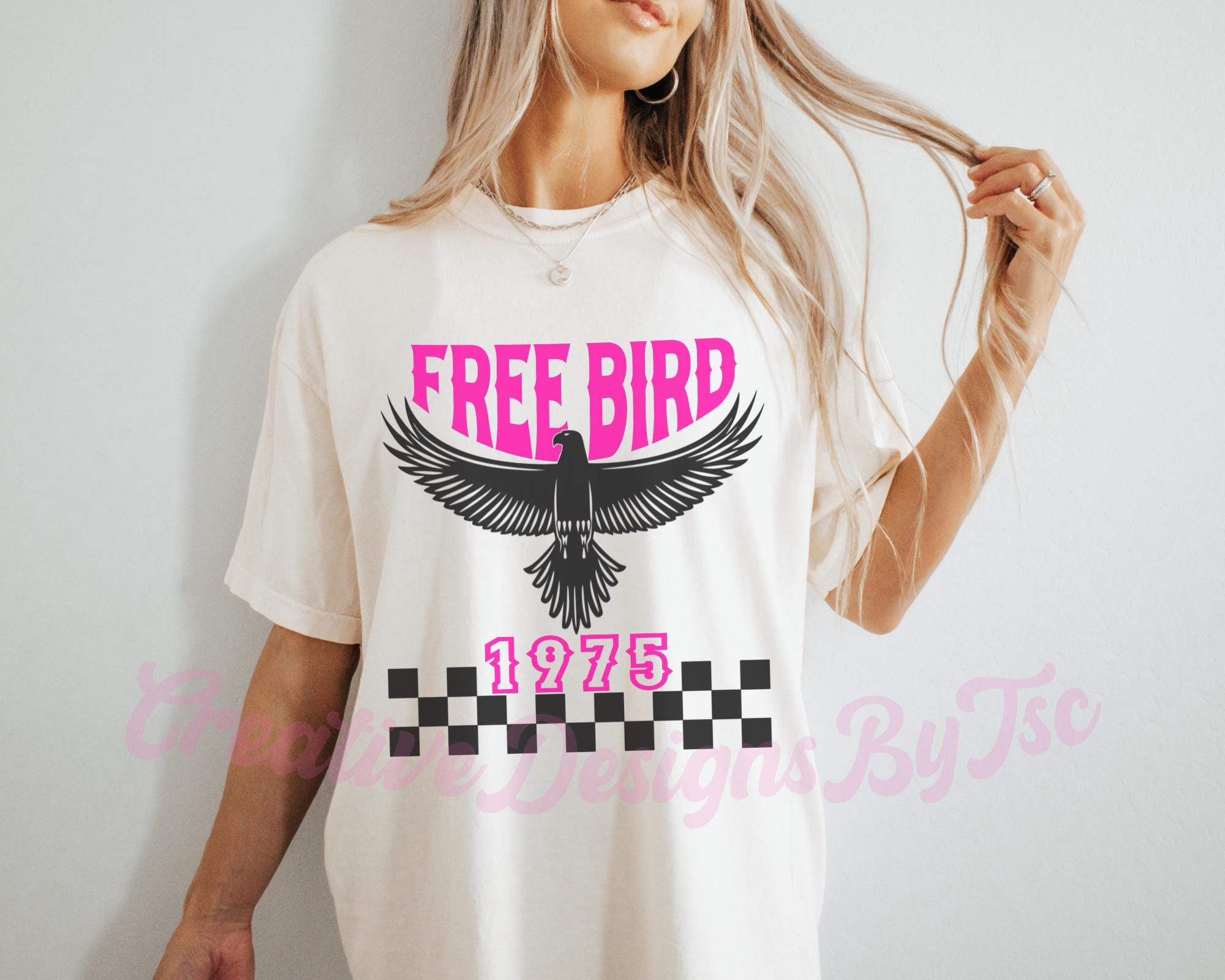 Free Bird Svg Png, Rock Shirt Svg Png, 1975 Svg Png, Graphic Tee Svg ...