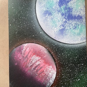 Spray paint Galaxy, spray paint art, spray paint, Spraypaint art, Galaxy art, planet art, space art, unique artwork