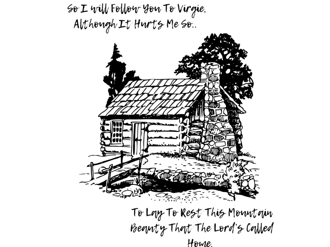 Follow You to Virgie by Tyler Childers Pngs - Etsy