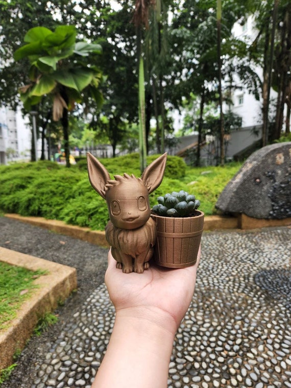 Cute Eevee Pokemon Plant Pot 3D Print – LittlePrintings