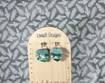 Pendientes Monstera