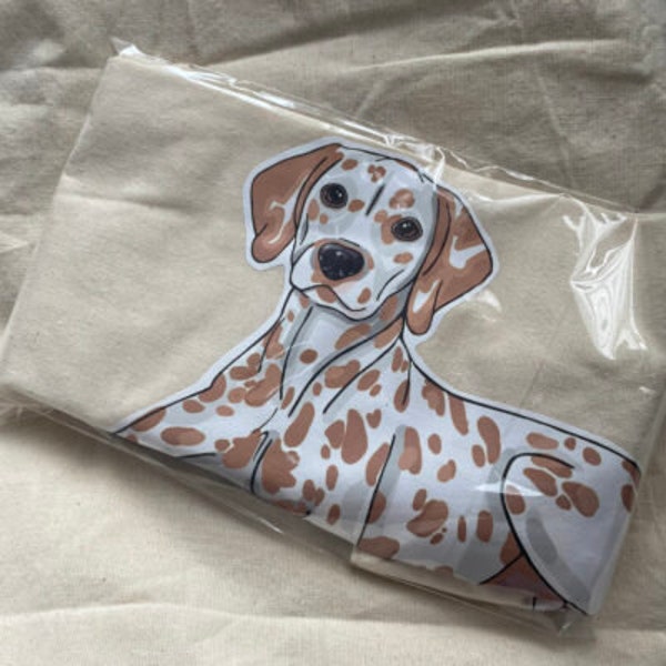 Dalmatian Tote Bag – Lemon | Dog Tote Bag | Dog Gift | Australian artist