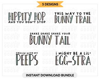 Funny Easter PNG Digital Download Bundle