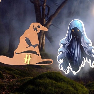 Wizard Halloween boo basket tags