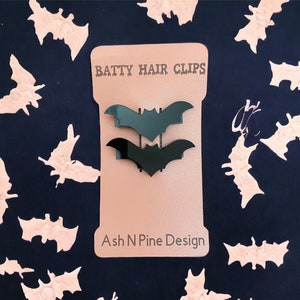 Bat Hair Clips