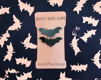 Bat Wing Clips, Bat Wing Hair Clips, Kids Bat Costume, Halloween Bat ...