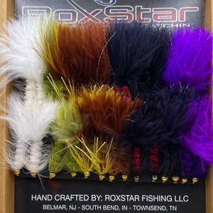 Woolly Bugger BeadHead Fly Assortment | 28 Pack | Streamer-Wet Flies