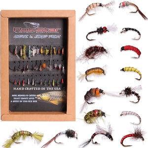 Midge & Scud Trout Fliegen-Sortiment | 36er Pack