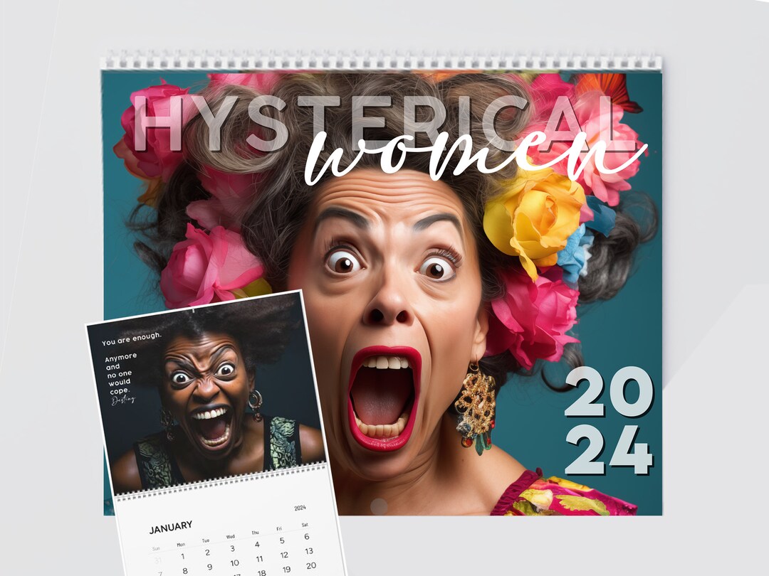funny-calendar-2024-wall-girl-boss-calendar-funny-menopause-etsy