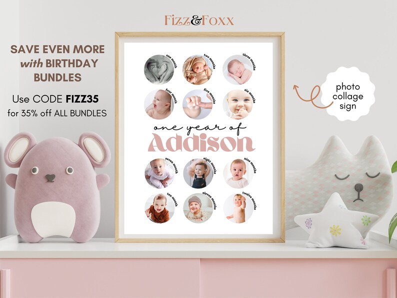 First Birthday Time Capsule Printable Time Capsule Template - Etsy