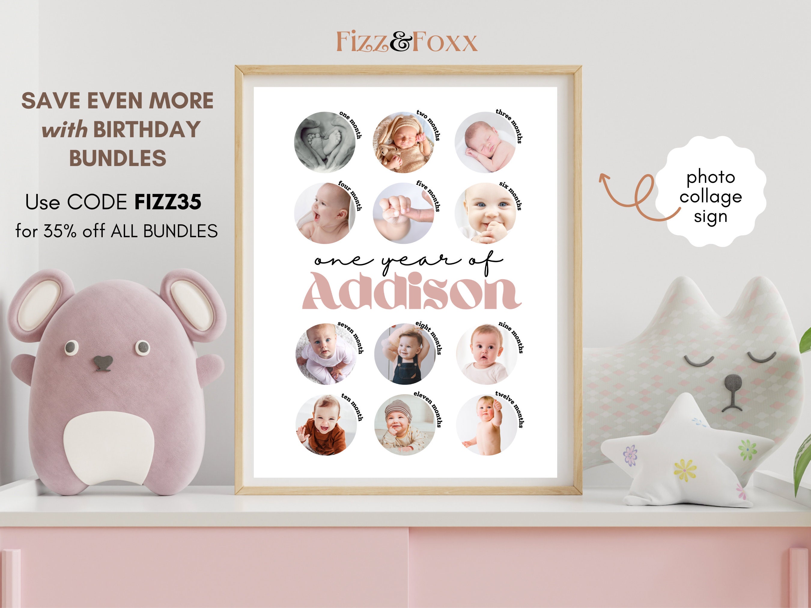 First Birthday Time Capsule Printable, Time Capsule Template, Time ...