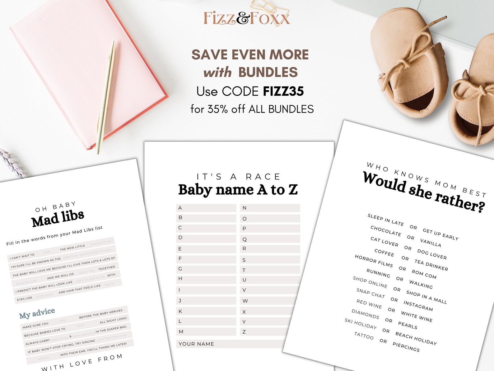 Baby Shower Jeopardy Game CANVA TEMPLATE Icebreaker Activity, Printable ...