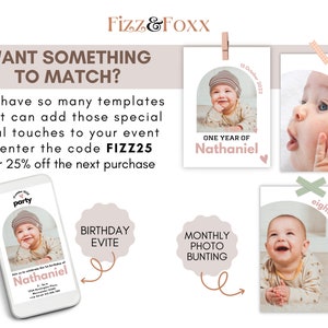 First Birthday Time Capsule Printable, Time Capsule Template, Time ...