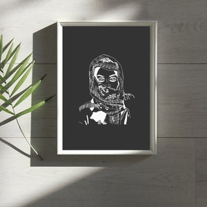 Women, Printable Wall Art, Downloadable Art, Digital wall art, Black and White, Poster Art, Room Decor, Minimalist art