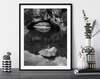 Landscape Print | Water Under Natural Bridge Australia | Home Decor Photography Wall Art
