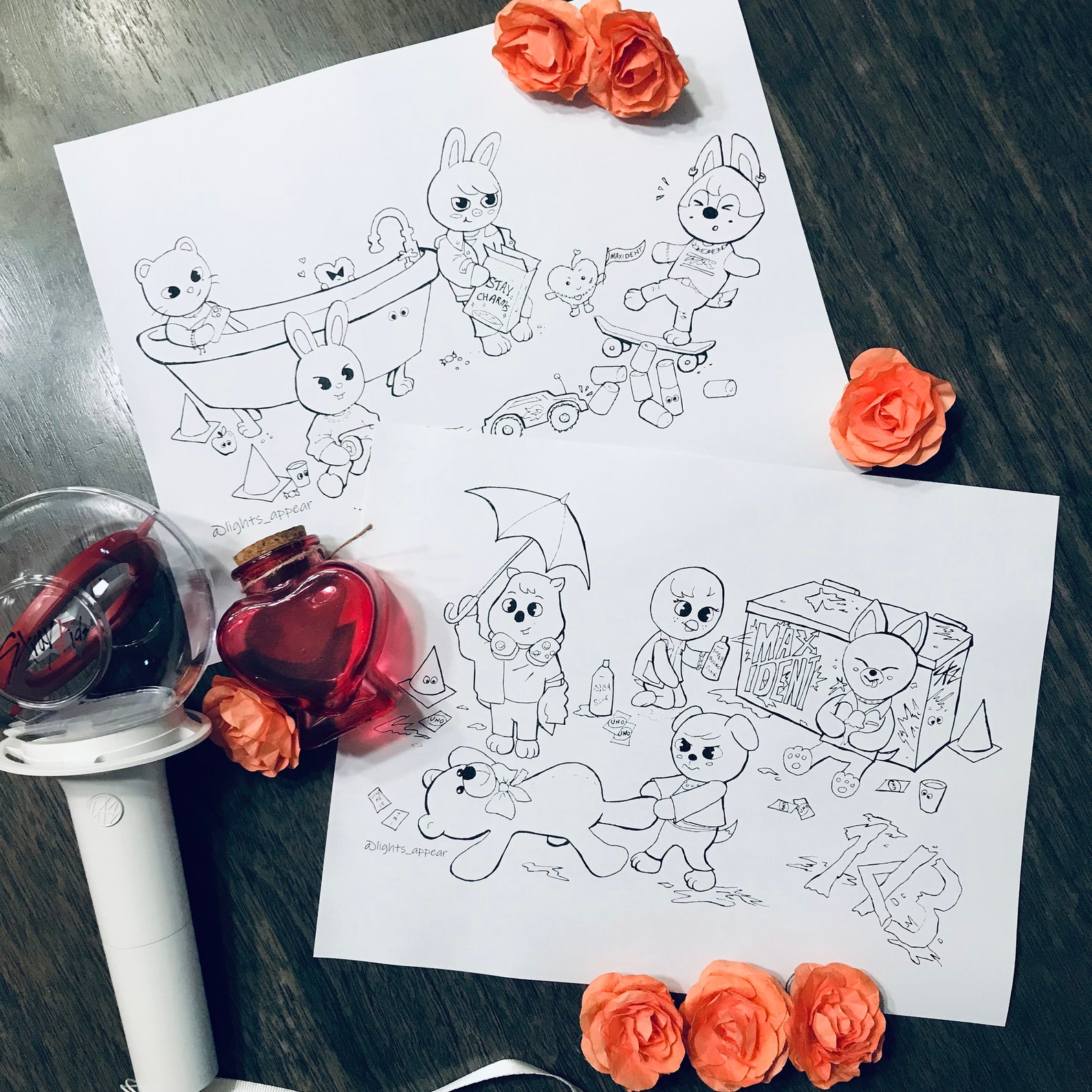 Maxident SKZOO Coloring Pages - Etsy Canada