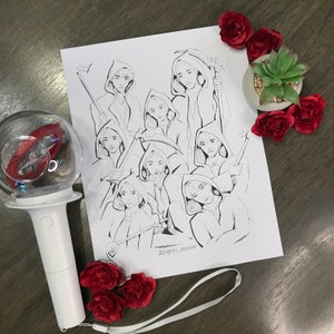 死神 Stray Kids - K-Pop 印刷可能なぬり絵